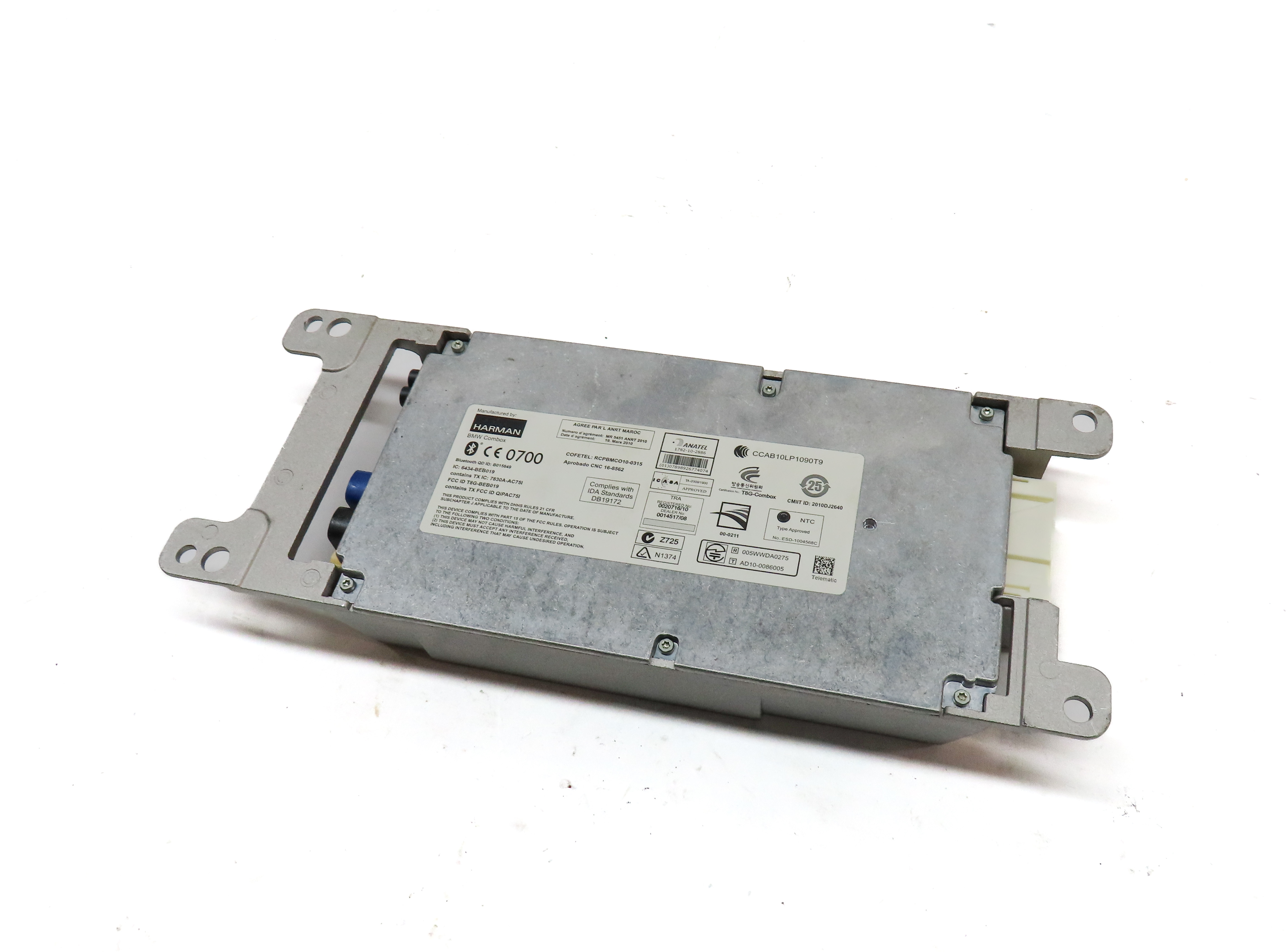 11-16 BMW 3 / 7 / X3 (F01 F25 F30) BLUETOOTH TELEMATICS COMBOX CONTROL MODULE — exact item pictured